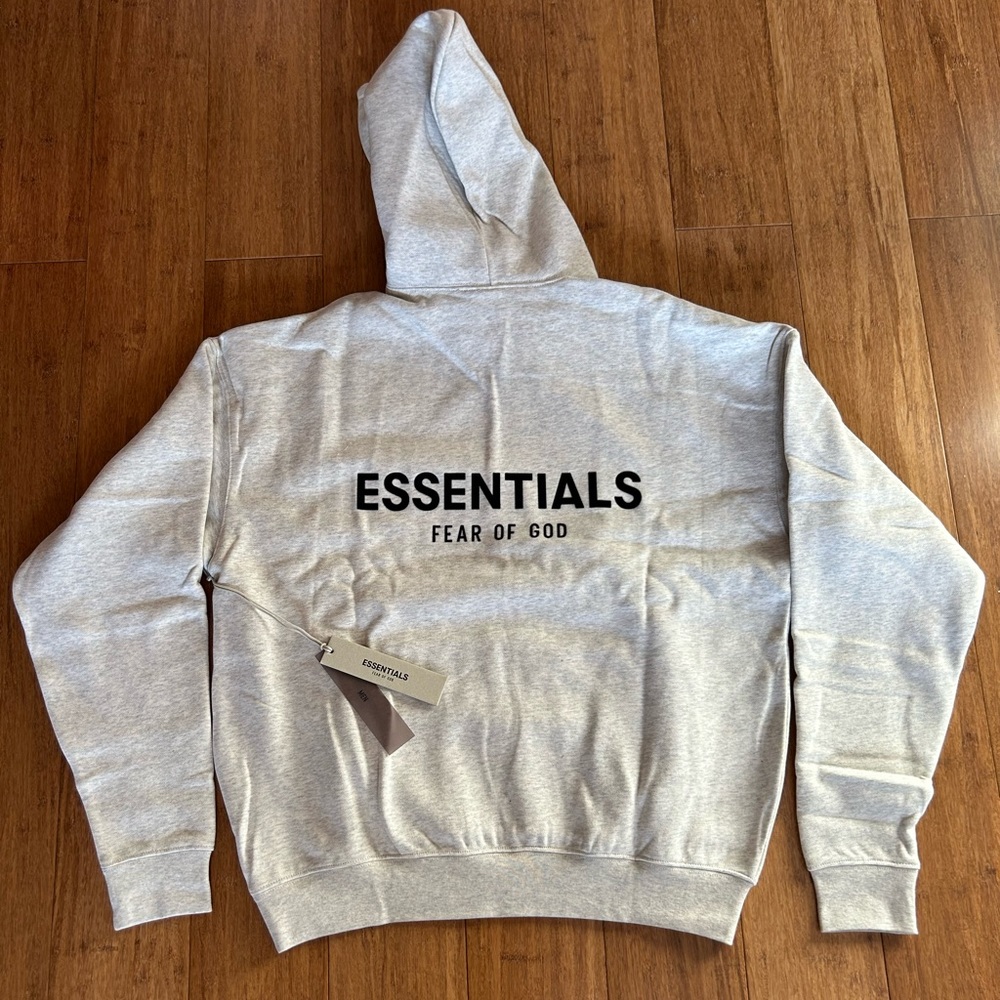 Essentials Light Oatmeal Hoodie
